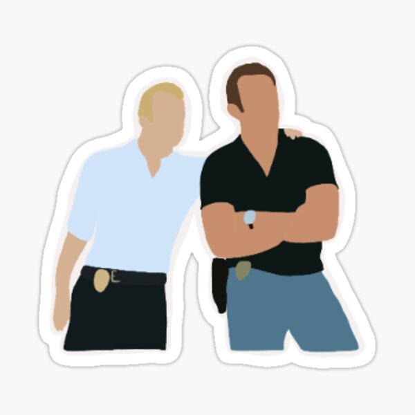 Danny and Steve- Hawaii five o Sticker