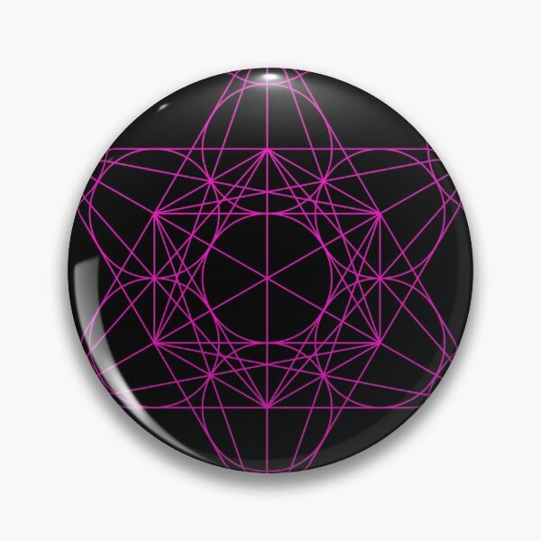Item preview, Metatron's Cube Black & Pink  designed and sold by 2sweetsDesign.
