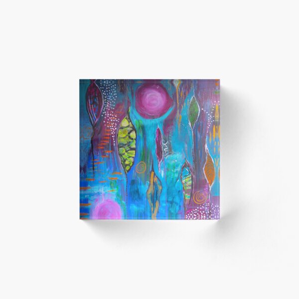 My Messy Beautiful Soul 1 Acrylic Block