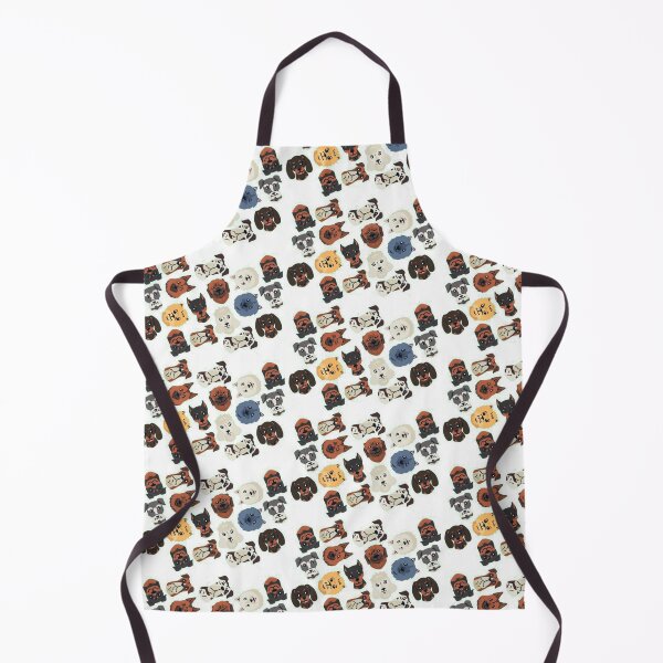 Dog Print Apron
