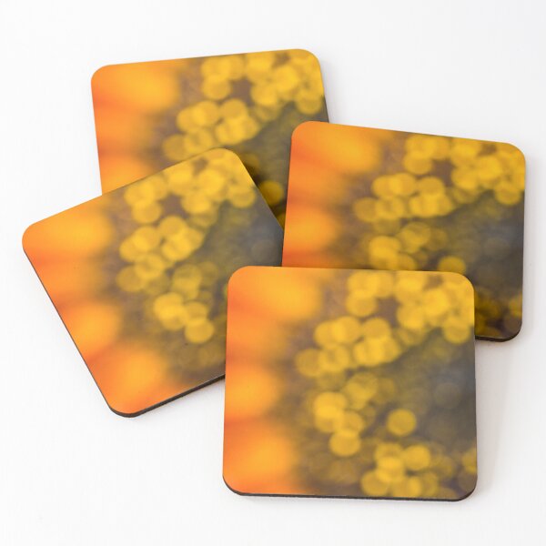 Item preview, blurred sunflower middle abstract pattern designed and sold by Nikoleta Vukovic.