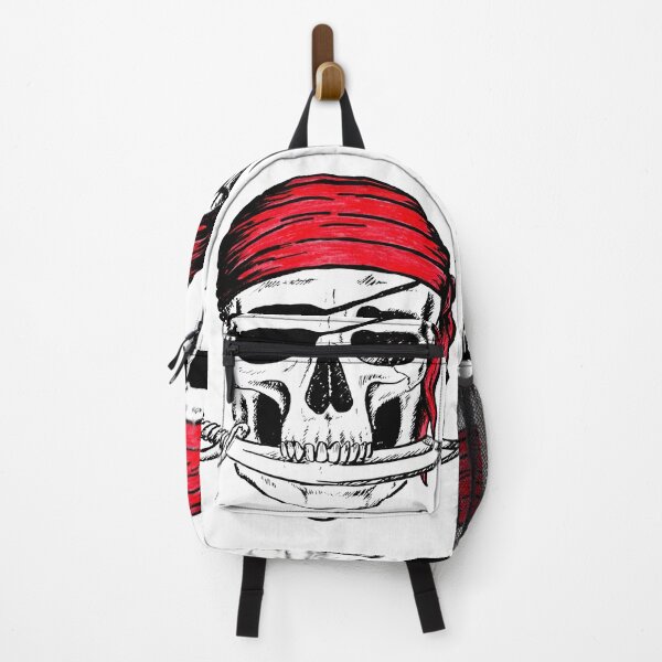 Item preview, Pirate skull red scarf designed and sold by lapetiteart.