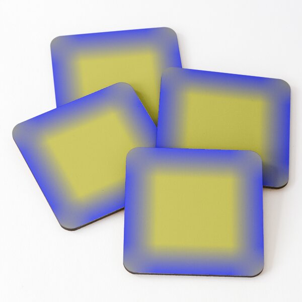 Colors, Pattern, Cobalt Blue Coasters (Set of 4)