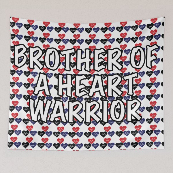 Item preview, Brother of a Heart Warrior designed and sold by RaquelsRoom.