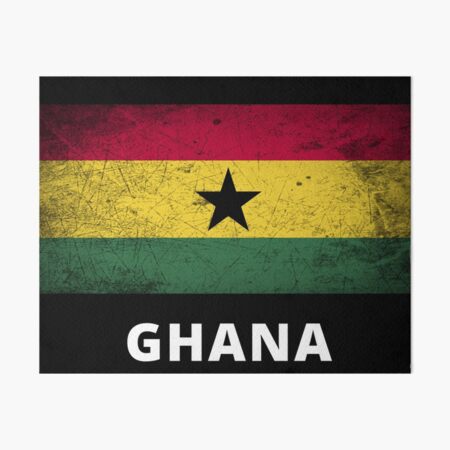 Artikel-Vorschau von Alte strukturierte Ghana-Nationalflagge, designt und verkauft von Ellisen978.