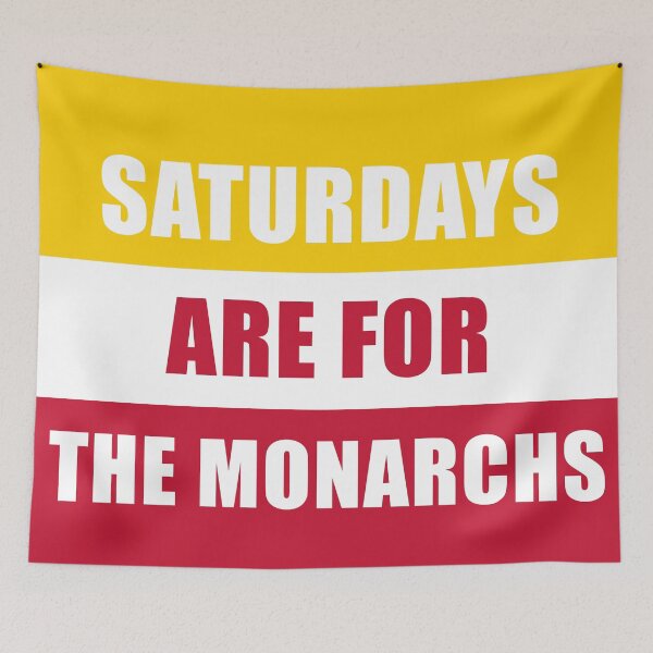 Item preview, Saturdays are for the monarchs - Kings College designed and sold by agnello22.