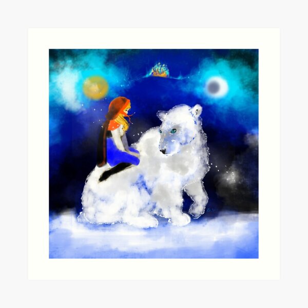East O the Sun West O the Moon Art Print