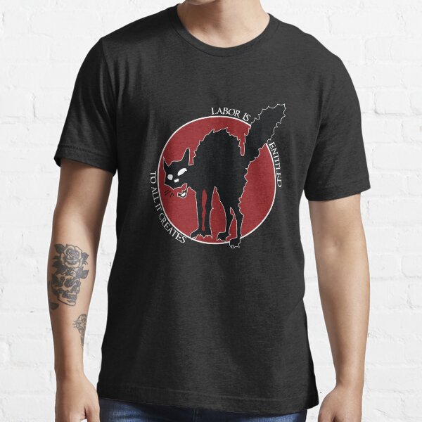 el trabajo tiene derecho a todo lo que crea - sabo tabby Camiseta esencial