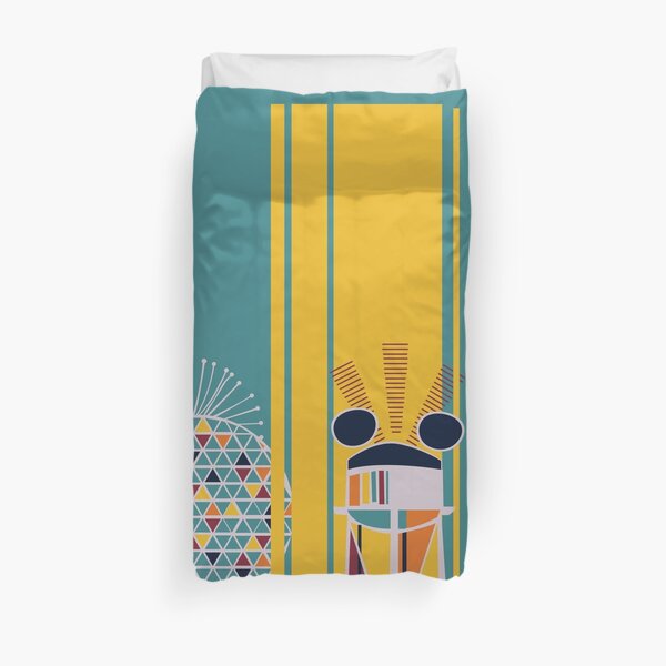 Retro Kingdom Duvet Cover