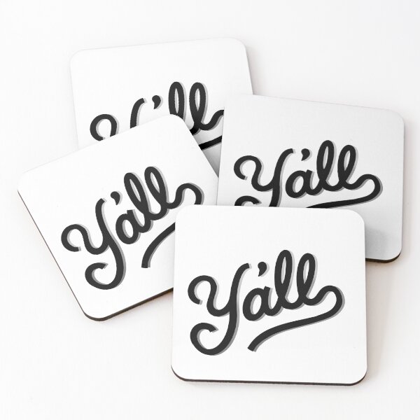 Item preview, Y’all black and white sticker designed and sold by Createartforfun.