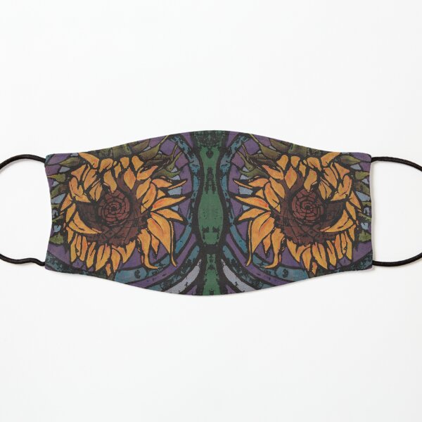Batik Sunflower Kids Mask