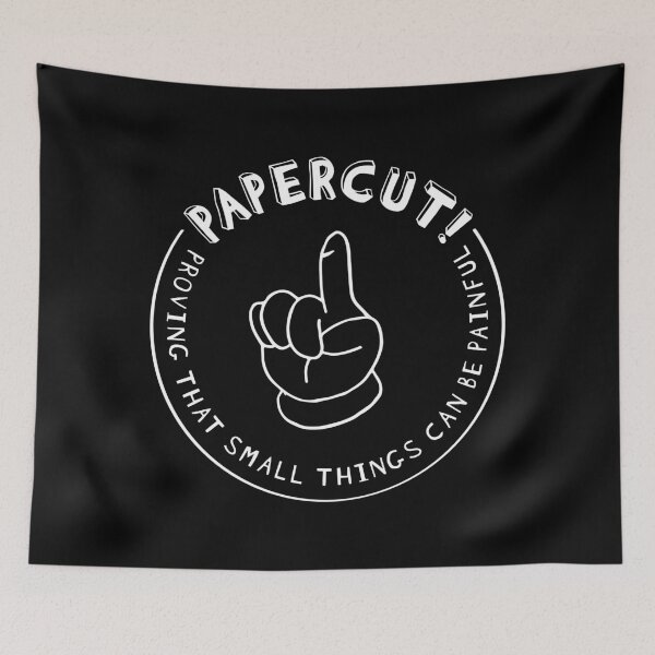 Item preview, Paper Cut - Small things can be painful - White Version designed and sold by crismk.