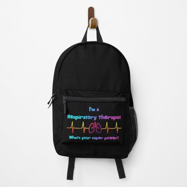 Respiratory Therapist Lung EKG Spangled 2024 Backpack