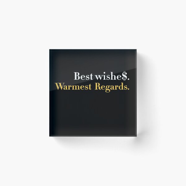 Item preview, Best wishes. Warmest regards designed and sold by mr-elusory.
