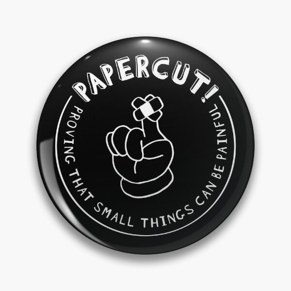 Item preview, Paper Cut - Proving that small things can be painful - White Version designed and sold by crismk.