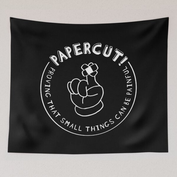 Item preview, Paper Cut - Proving that small things can be painful - White Version designed and sold by crismk.