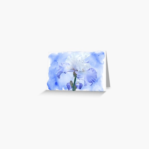 Item preview, True Blue - Bearded Iris designed and sold by MotherNature2.