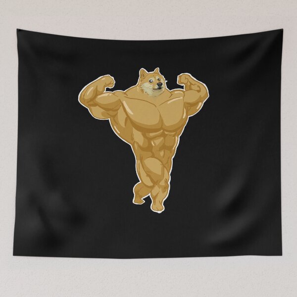Item preview, Swole Doge Funny buff Doge designed and sold by Miftees.