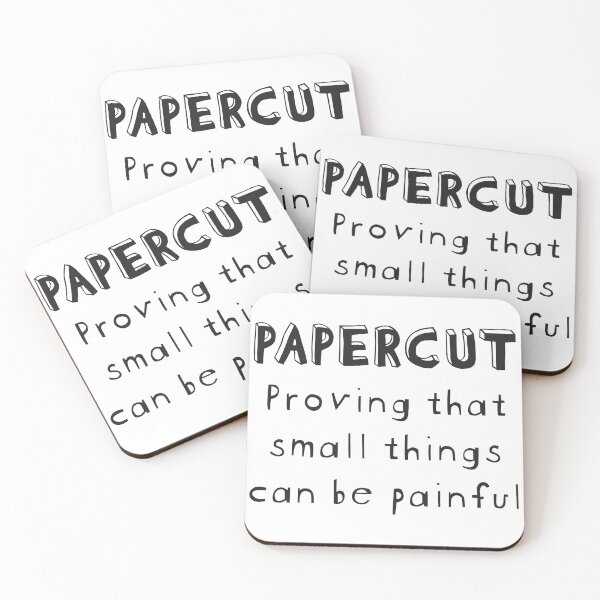 Item preview, Paper Cut - Proving that small things can be painful - Version 2 designed and sold by crismk.