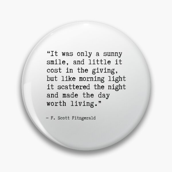 Item preview, F. Scott Fitzgerald quote designed and sold by corbrand.