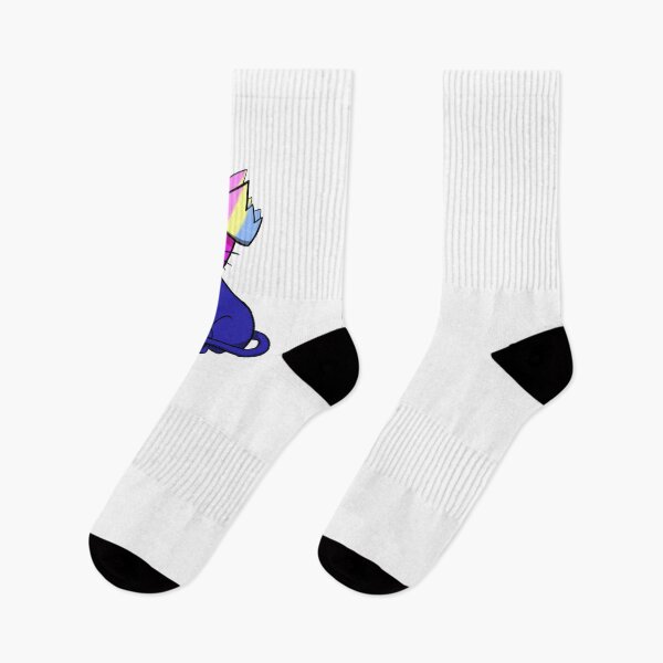 Item preview, Bisexual Polygender Pride Cat designed and sold by LunarDoodles.
