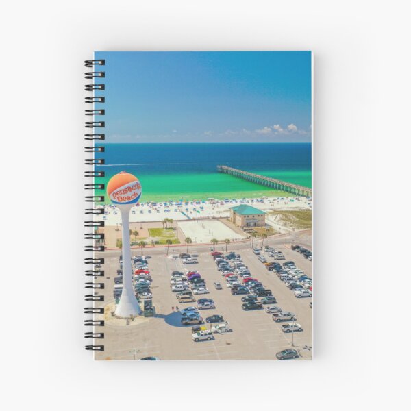 Emerald Coast Water Tower Spiral Notebook