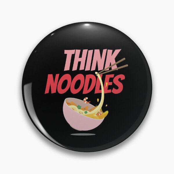 Item preview, think noodles (pink) designed and sold by AdelDa19.
