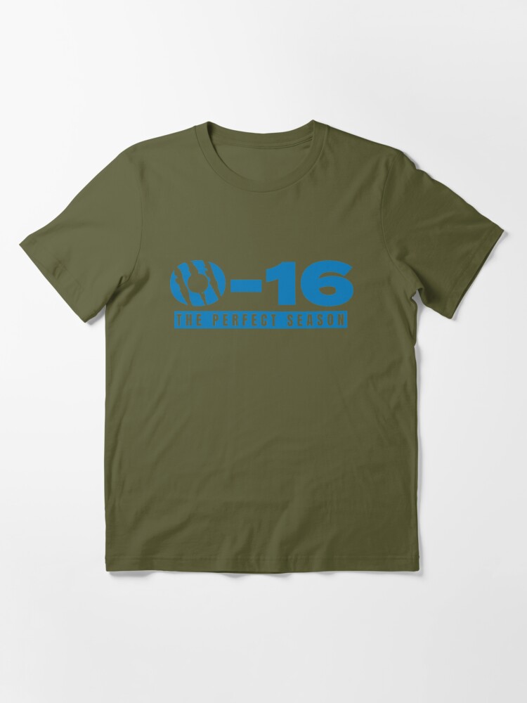 Fruit of The Loom Detroit Lions 0 16 Perfect Season T-shirts | High Quality Women's T-Shirt - Turquoise - Available in All Sizes | Detroit, Lions