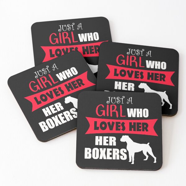 Item preview, Girl Who Loves Her Boxer Dogs designed and sold by 3QuartersToday.