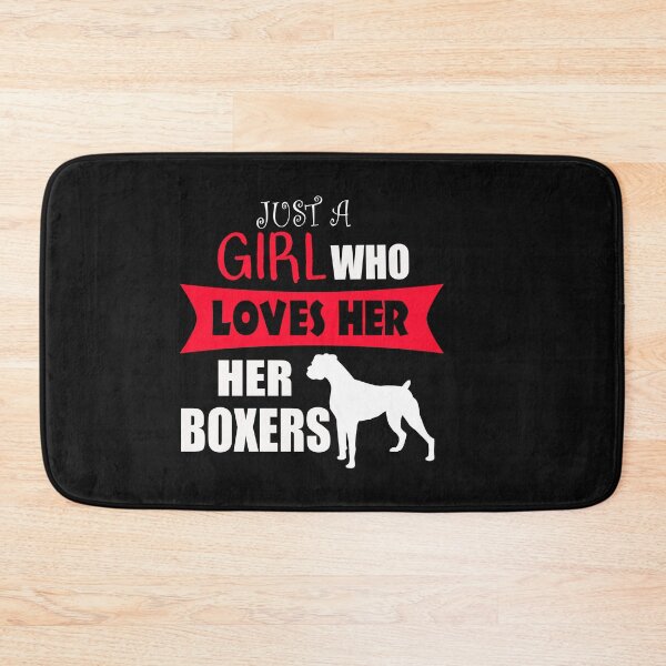 Item preview, Girl Who Loves Her Boxer Dogs designed and sold by 3QuartersToday.