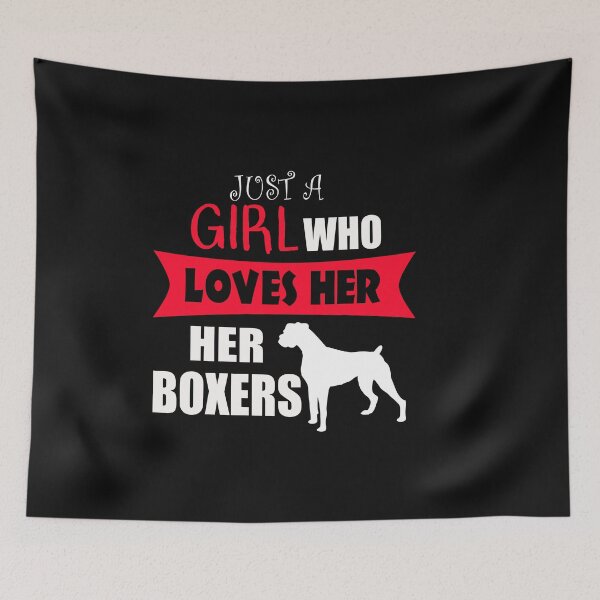 Item preview, Girl Who Loves Her Boxer Dogs designed and sold by 3QuartersToday.
