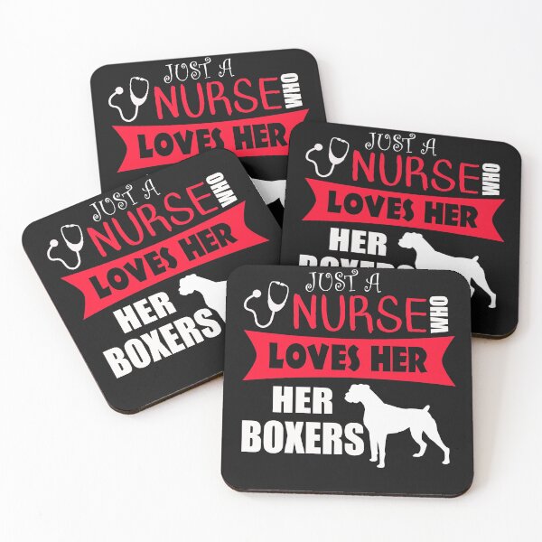 Item preview, Nurse Who Loves Her Boxer Dogs designed and sold by 3QuartersToday.