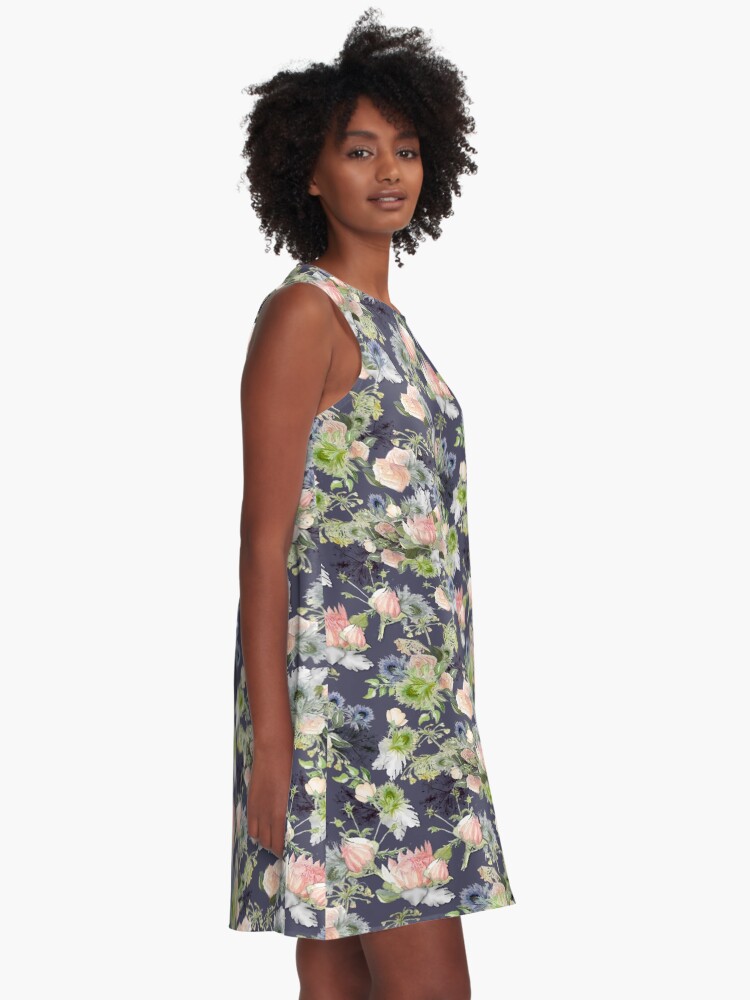 Alternate view of Maggie - Slate A-Line Dress