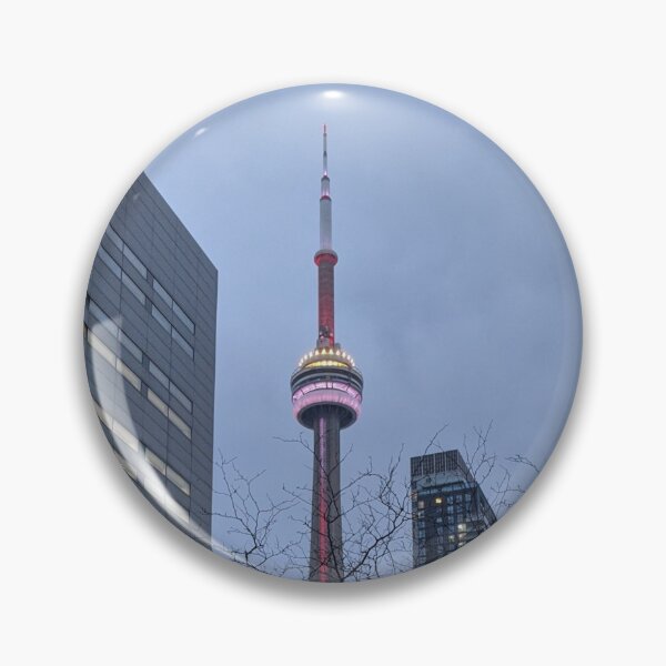 Item preview, Toronto CN Tower Photo At Dusk designed and sold by GrandmaApproved.