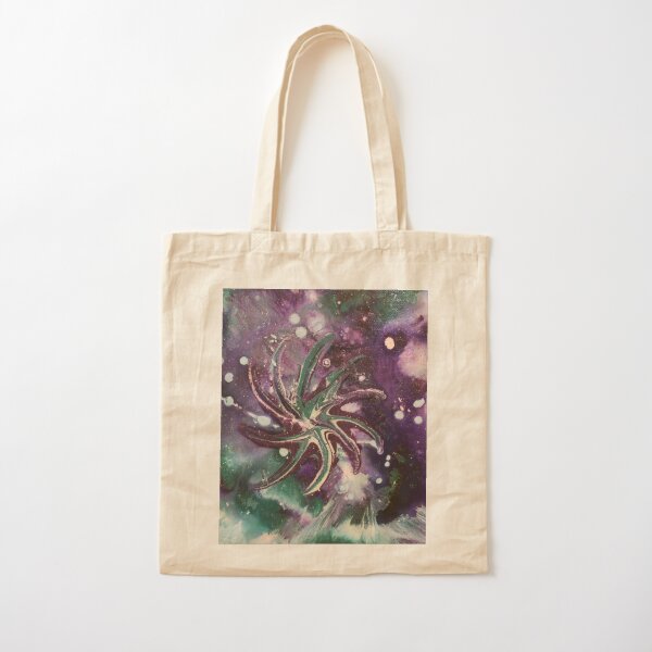 Galaxy Gaze Painting Cotton Tote Bag