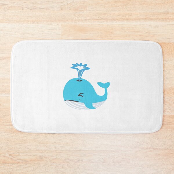 Item preview, Whale Emoji (Blowhole) designed and sold by ScrappyDesigns.