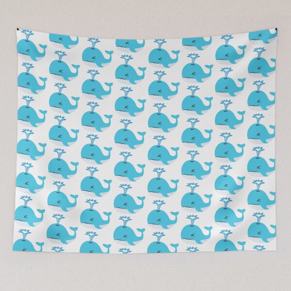 Item preview, Whale Emoji (Blowhole) designed and sold by ScrappyDesigns.