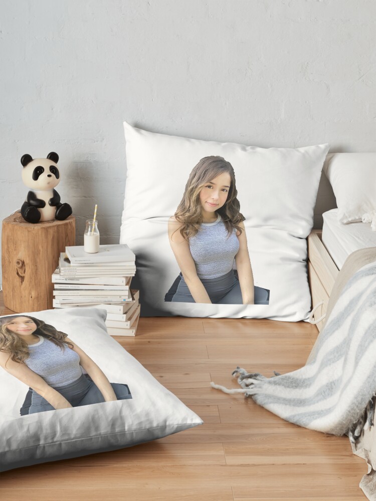 Alternate view of pokimane Floor Pillow