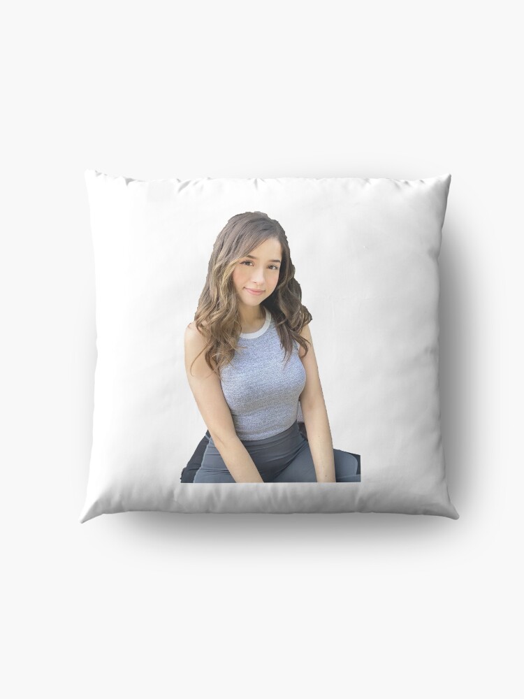 Alternate view of pokimane Floor Pillow