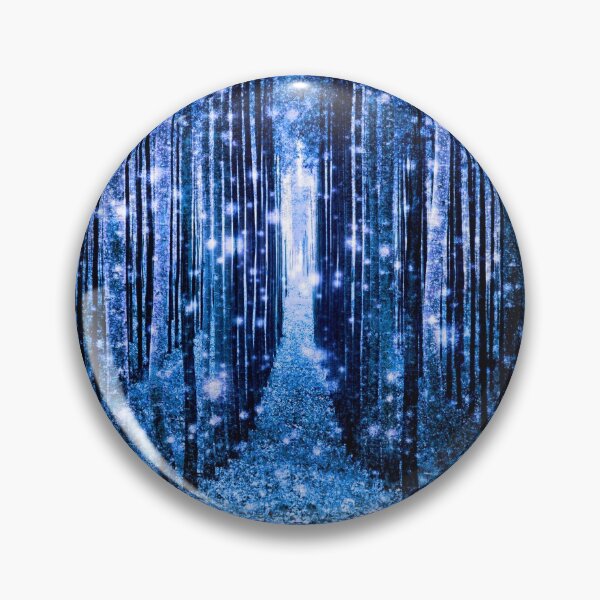 Item preview, Magical Forest Path Blue designed and sold by 2sweetsDesign.