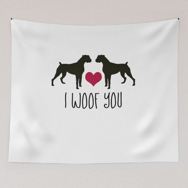 Item preview, I woof You, Boxer Dog Gifts for Men and Women designed and sold by 3QuartersToday.