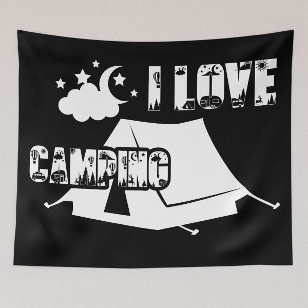 Item preview, I Love Camping  designed and sold by marosharaf.