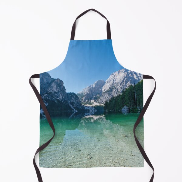 Item preview, The Seekofel mountain reflected in the clear waters of Lake Braies designed and sold by brambillasimone.