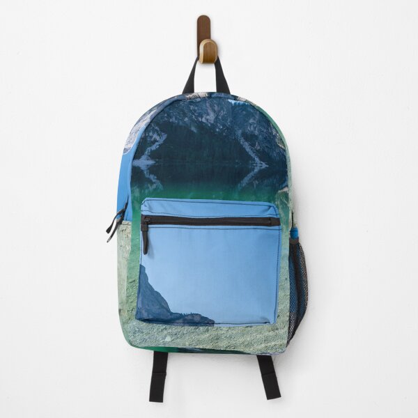 Item preview, The Seekofel mountain reflected in the clear waters of Lake Braies designed and sold by brambillasimone.