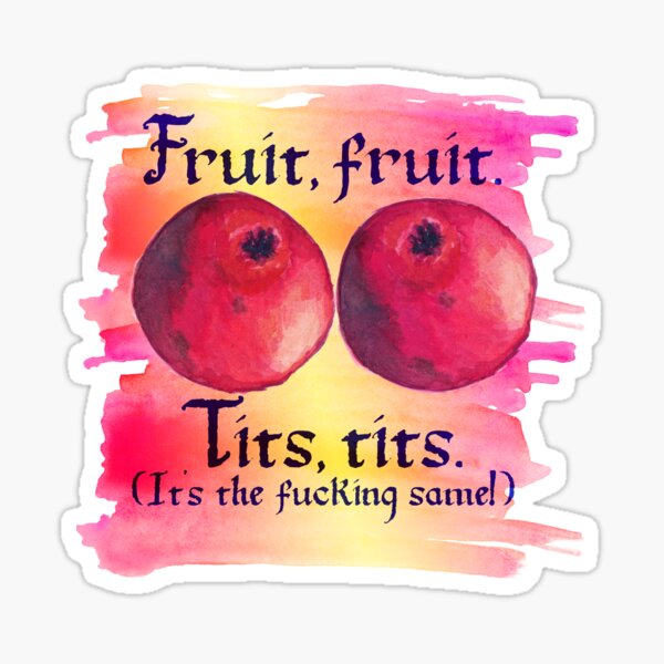 Black Sails Fruit Fruit Tits Tits Sticker