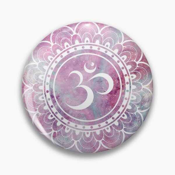 Item preview, Galaxy Om Mandala Mauve Pink Lavender designed and sold by 2sweetsDesign.