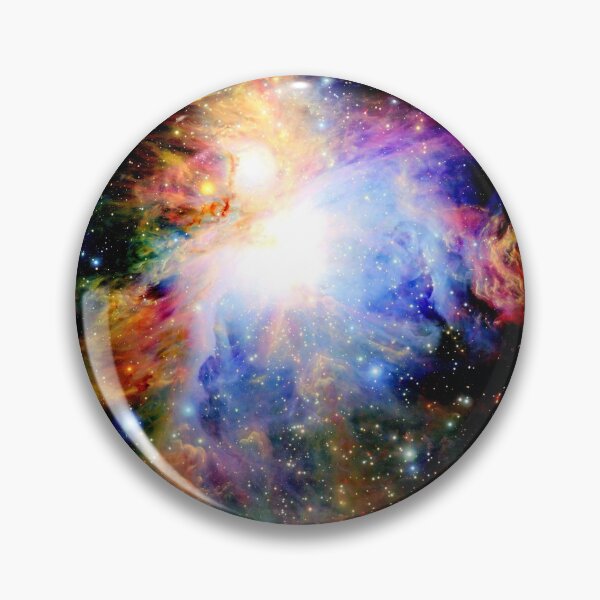 Aperçu de l'œuvre Lieu de naissance céleste : galaxie sombre et colorée, nébuleuse d'Orion créée et vendue par 2sweetsDesign.