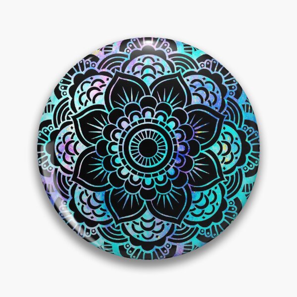 Item preview, Psychedelic Mandala Cool Tones designed and sold by 2sweetsDesign.
