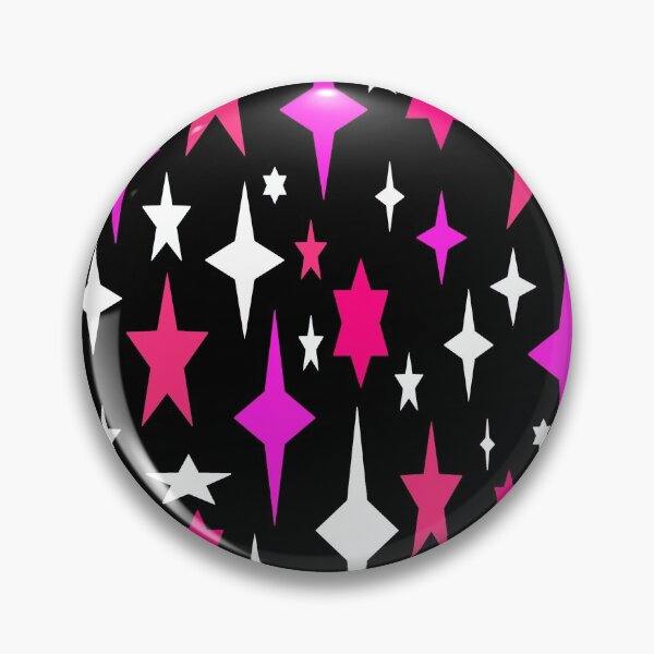 Item preview, Mid-century Atomic Stars Pink Fuchsia Retro designed and sold by 2sweetsDesign.