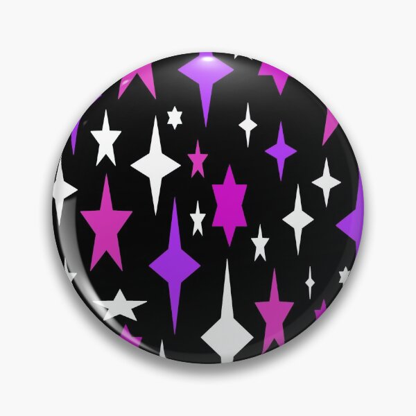Item preview, Mid-century Atomic Stars Fuchsia Purple Retro designed and sold by 2sweetsDesign.